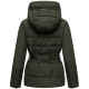 Marikoo Himee Damen Winter Herbst Steppjacke  Dark Olive  Größe XS - Gr. 34