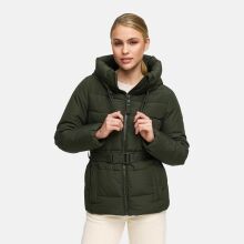 Marikoo Himee Damen Winter Herbst Steppjacke  Dark Olive  Gr&ouml;&szlig;e L - Gr. 40