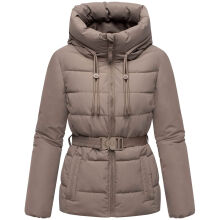 Marikoo Himee Damen Winter Herbst Steppjacke  Taupe Grey Gr&ouml;&szlig;e XS - Gr. 34