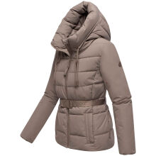 Marikoo Himee Damen Winter Herbst Steppjacke  Taupe Grey Gr&ouml;&szlig;e M - Gr. 38