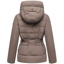 Marikoo Himee Damen Winter Herbst Steppjacke  Taupe Grey Gr&ouml;&szlig;e M - Gr. 38