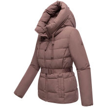 Marikoo Himee Damen Winter Herbst Steppjacke  Mauve Gr&ouml;&szlig;e XXL - Gr. 44