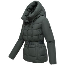 Marikoo Himee Damen Winter Herbst Steppjacke  Stone Green Gr&ouml;&szlig;e S - Gr. 36