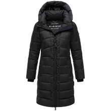 Marikoo Kaltnäschen Damen Winter Steppmantel Jacke  Schwarz-Größe M - Gr. 38