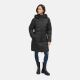 Marikoo Kaltnäschen Damen Winter Steppmantel Jacke  Schwarz-Größe L - Gr. 40