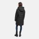 Marikoo Kaltnäschen Damen Winter Steppmantel Jacke  Schwarz-Größe L - Gr. 40