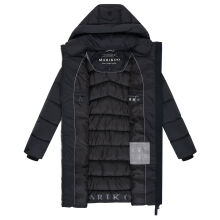 Marikoo Kaltnäschen Damen Winter Steppmantel Jacke  Schwarz-Größe XXXL - Gr. 46