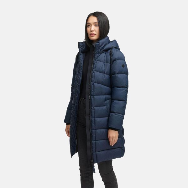 Marikoo Kaltnäschen Damen Winter Steppmantel Jacke  Navy-Größe S - Gr. 36