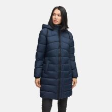 Marikoo Kaltnäschen Damen Winter Steppmantel Jacke  Navy-Größe S - Gr. 36