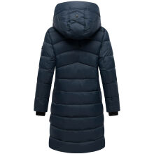 Marikoo Kaltnäschen Damen Winter Steppmantel Jacke  Navy-Größe S - Gr. 36