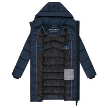 Marikoo Kaltnäschen Damen Winter Steppmantel Jacke  Navy-Größe S - Gr. 36