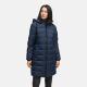 Marikoo Kaltnäschen Damen Winter Steppmantel Jacke  Navy-Größe S - Gr. 36