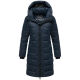 Marikoo Kaltnäschen Damen Winter Steppmantel Jacke  Navy-Größe S - Gr. 36