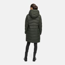 Marikoo Kaltnäschen Damen Winter Steppmantel Jacke  Dark Olive-Größe S - Gr. 36