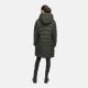 Marikoo Kaltnäschen Damen Winter Steppmantel Jacke  Dark Olive-Größe S - Gr. 36