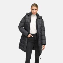 Marikoo Kaltn&auml;schen Damen Winter Steppmantel Jacke  Anthrazit-Gr&ouml;&szlig;e XXXL - Gr. 46
