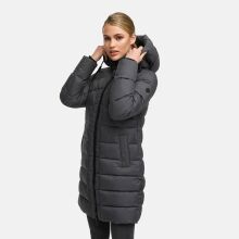 Marikoo Kaltn&auml;schen Damen Winter Steppmantel Jacke  Anthrazit-Gr&ouml;&szlig;e XXXL - Gr. 46