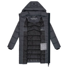 Marikoo Kaltn&auml;schen Damen Winter Steppmantel Jacke  Anthrazit-Gr&ouml;&szlig;e XXXL - Gr. 46