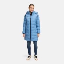 Marikoo Kaltnäschen Damen Winter Steppmantel Jacke  Powder Blue-Größe S - Gr. 36