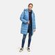 Marikoo Kaltnäschen Damen Winter Steppmantel Jacke  Powder Blue-Größe S - Gr. 36