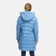 Marikoo Kaltnäschen Damen Winter Steppmantel Jacke  Powder Blue-Größe S - Gr. 36