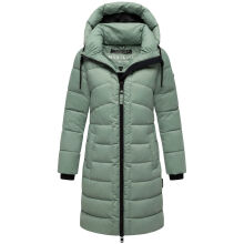 Marikoo Kaltnäschen Damen Winter Steppmantel Jacke  Smokey Mint-Größe S - Gr. 36