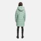 Marikoo Kaltnäschen Damen Winter Steppmantel Jacke  Smokey Mint-Größe S - Gr. 36