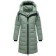 Marikoo Kaltnäschen Damen Winter Steppmantel Jacke  Smokey Mint-Größe S - Gr. 36