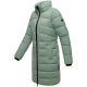 Marikoo Kaltnäschen Damen Winter Steppmantel Jacke  Smokey Mint-Größe S - Gr. 36