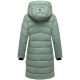 Marikoo Kaltnäschen Damen Winter Steppmantel Jacke  Smokey Mint-Größe S - Gr. 36