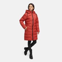 Marikoo Kaltnäschen Damen Winter Steppmantel Jacke  Dark Terracotta-Größe S - Gr. 36