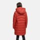 Marikoo Kaltnäschen Damen Winter Steppmantel Jacke  Dark Terracotta-Größe S - Gr. 36