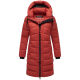 Marikoo Kaltnäschen Damen Winter Steppmantel Jacke  Dark Terracotta-Größe S - Gr. 36