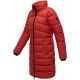 Marikoo Kaltnäschen Damen Winter Steppmantel Jacke  Dark Terracotta-Größe S - Gr. 36