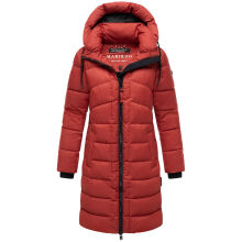 Marikoo Kaltn&auml;schen Damen Winter Steppmantel Jacke  Dark Terracotta-Gr&ouml;&szlig;e M - Gr. 38