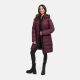 Marikoo Kaltnäschen Damen Winter Steppmantel Jacke  Wine-Größe S - Gr. 36