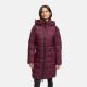 Marikoo Kaltnäschen Damen Winter Steppmantel Jacke  Wine-Größe S - Gr. 36
