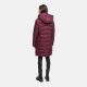 Marikoo Kaltnäschen Damen Winter Steppmantel Jacke  Wine-Größe S - Gr. 36
