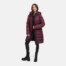 Marikoo Kaltn&auml;schen Damen Winter Steppmantel Jacke  Wine-Gr&ouml;&szlig;e XL - Gr. 42