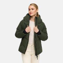 Marikoo Kwamee Damen WInter Herbst Steppjacke Dark Olive Größe XS - Gr. 34