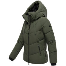 Marikoo Kwamee Damen WInter Herbst Steppjacke Dark Olive Größe XS - Gr. 34