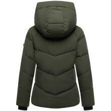Marikoo Kwamee Damen WInter Herbst Steppjacke Dark Olive Größe XS - Gr. 34