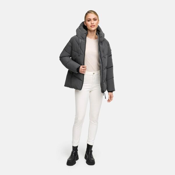 Marikoo Kwamee Damen WInter Herbst Steppjacke Anthrazit Größe XS - Gr. 34