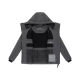 Marikoo Kwamee Damen WInter Herbst Steppjacke Anthrazit Größe XS - Gr. 34