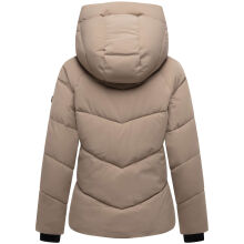 Marikoo Kwamee Damen WInter Herbst Steppjacke Taupe Grey Größe L - Gr. 40