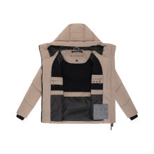 Marikoo Kwamee Damen WInter Herbst Steppjacke Taupe Grey Größe L - Gr. 40