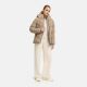 Marikoo Kwamee Damen WInter Herbst Steppjacke Taupe Grey Größe L - Gr. 40