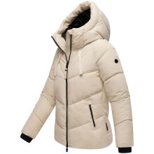 Marikoo Kwamee Damen WInter Herbst Steppjacke Cream Gr&ouml;&szlig;e L - Gr. 40