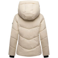 Marikoo Kwamee Damen WInter Herbst Steppjacke Cream Gr&ouml;&szlig;e XXXL - Gr. 46
