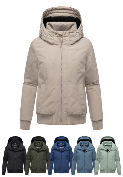 Marikoo Mooni Damen Herbst Caban Jacke
